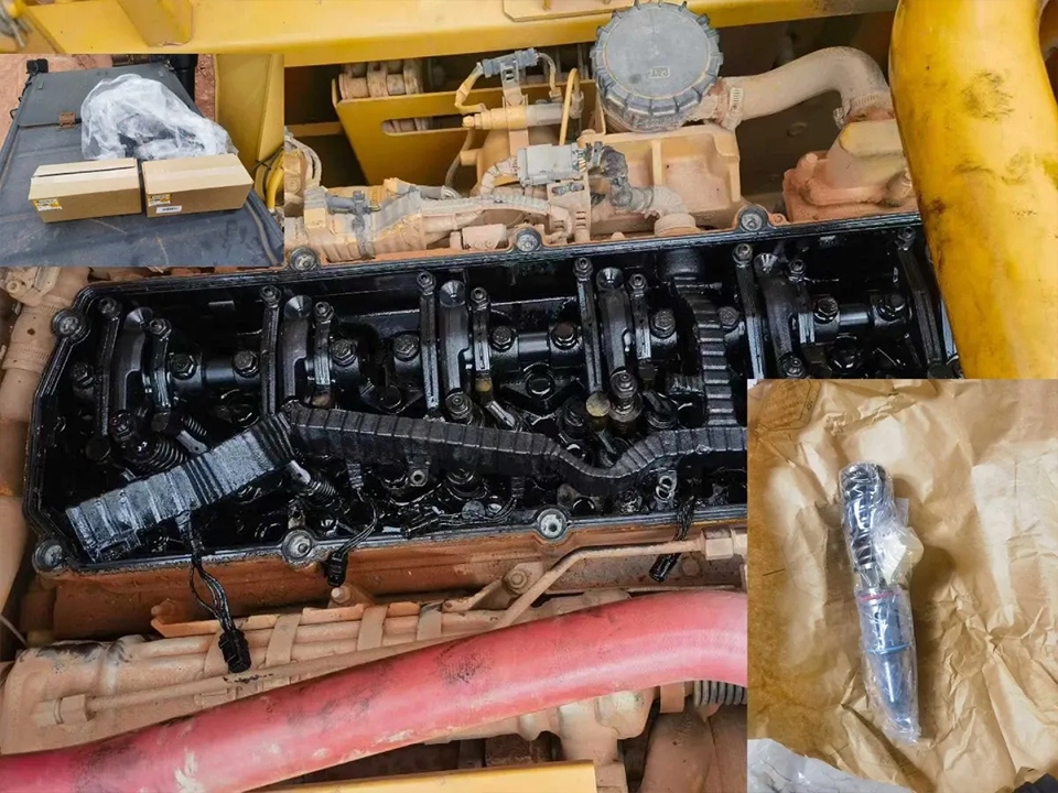 Caterpillar 349E Excavator Repair – C13 Engine Injector and Wiring Harness Replacement 3 Caterpillar 349E Excavator Repair