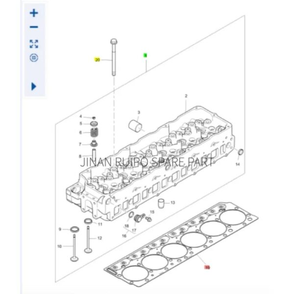 Perkins 1885879C1 Cylinder Head Gasket Perkins 1885879C1 Cylinder Head Gasket