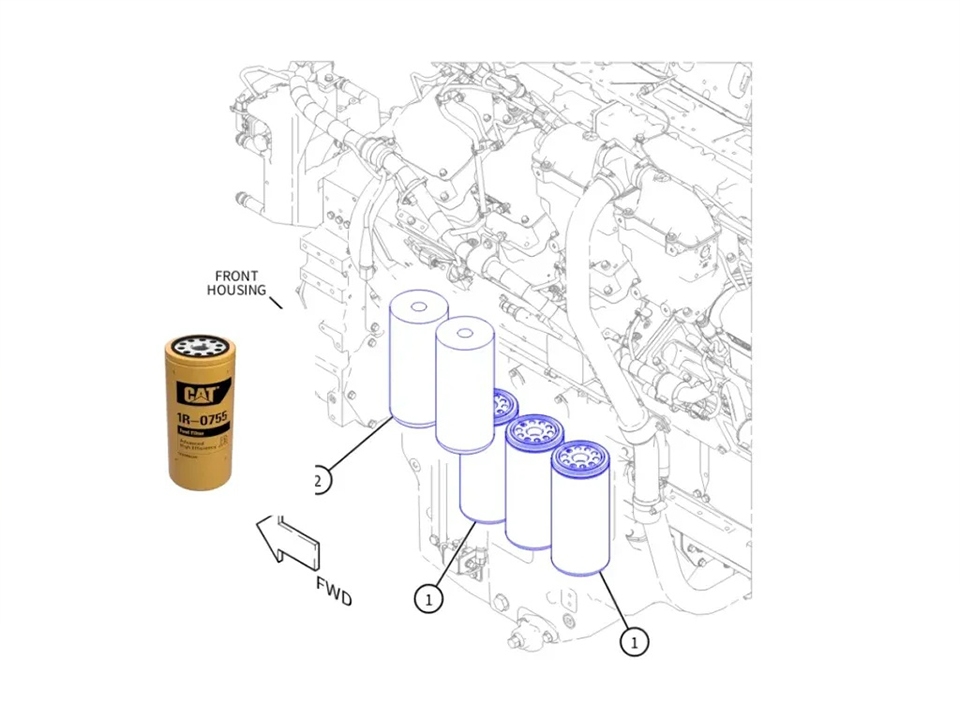 How To Choosing The Right Caterpillar Filters: 1R-0749, 1R-0755, 1R-1808, and 326-1641 4 Right Caterpillar Filters