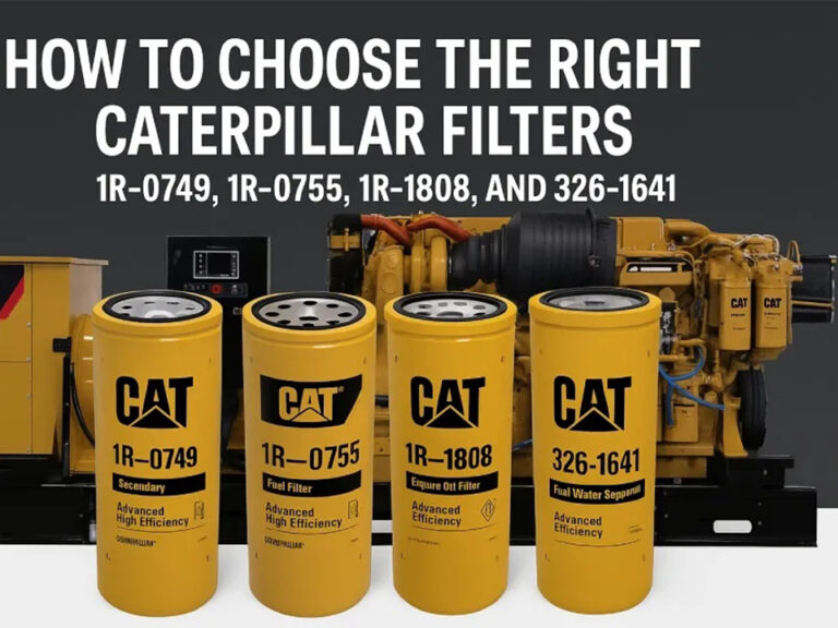 How To Choosing The Right Caterpillar Filters: 1R-0749, 1R-0755, 1R-1808, and 326-1641 9 Right Caterpillar Filters