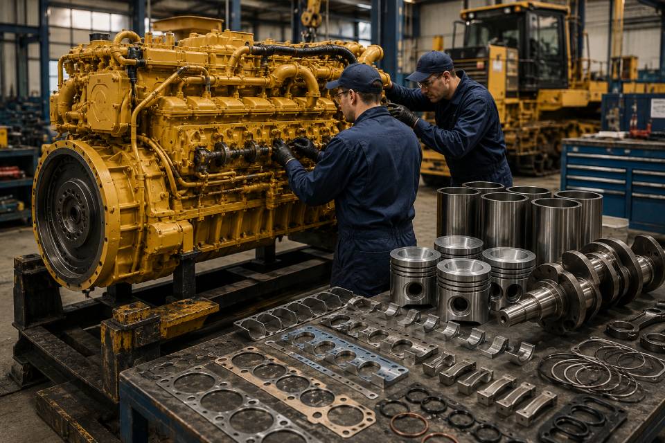 Diesel Engine Overhaul Timing: Hours, Symptoms, and Cost Triggers 1 Engine Rebuild